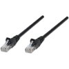 Intellinet 347440 Network Patch Cable, Cat5e, 0.25m, Black, CCA, U/UTP, PVC, RJ