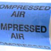 Taśma do oznaczania rur Niebieski PP, winyl, text Compressed Air, Dim. W 150mm x L 33m RS PRO