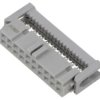 Złącze IDC, żeńskie, wtyk, proste, PIN: 20, max. 2,5A, 7100251792