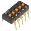 Przełącznik DIP-SWITCH Ilość sekcji 5 ON-OFF 0,025A/24VDC A6T-5104