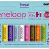 8 x akumulatorki Sanyo Eneloop Tropical UTGB R6 AA Ni-MH 2000mAh (blister)