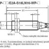 E2A-M18LN16-WP-B2 2M, Czujnik indukcyjny, M18x1, PNP/NC, sr=16mm przewód o dł. 2m, dł. obudowy 81mm, czoło odkryte, OMRON, E2AM1