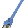kabel LAN LogiLink CP1036S, 1 szt., RJ45, CAT 5e, F/UTP, 1.00 m, niebieski