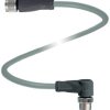 Pepperl+Fuchs 204135 Złącze konfekcjonowane czujnika/aktuatora V1-G-1,3M-PUR-ABG-V1-W, piny: 4, 4, 1.3 m, 1 szt.