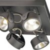 Lampa sufitowa LED SLV 1000135 60 W 4000 lm czarny