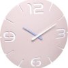 TFA Dostmann 60.3536.16 Sterowany radiowo Zegar ścienny 35 cm x 3.5 cm różowy