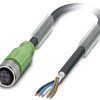 Kabel do czujników/elementów wykonawczych Phoenix Contact SAC-5P-10,0-PUR/M12FS SH 1500758, kabel, otwarte końcówki, 1 s