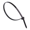 3.6mm x 200mm Black Cable Tie - Pack of 100