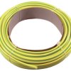 Insulating tube, inside Ø 4 mm, yellow/green, PVC, -20 to 90 °C, 0837 0002 060