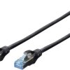 kabel LAN Digitus DK-1531-020/BL, 1 szt., RJ45, CAT 5e, SF/UTP, 2.00 m, czarny