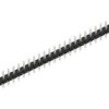 Pin header, 35 pole, pitch 2.54 mm, straight, black, 10058270