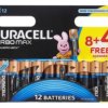 12 x bateria alkaliczna Duracell Duralock Turbo Max LR6 AA (blister)