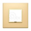 Ramka ozdobna Eikon Evo, 2M, Total Satin Gold, 21642.G10
