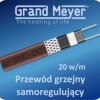 Kabel grzejny samoregulujący ekranowany GRAND MEYER PHC-20, 20W/m