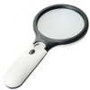 3X 45X Mini Handheld Magnifier Podwójna soczewka 3 LED Światło Powiększające Srednica efektywna soczewki 75MM i 22MM Jasność reg
