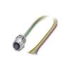 Phoenix Contact 1513761 Sensor/Actuator Socket M12 8-pos 0.5m Wire