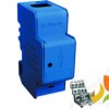 Blok rozdzielczy modułowy 1-biegunowy 1x70 mm2 TH35 niebieski ELP-LBR160An 84321003 SIMET