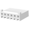 Socket housing, 6 pole, pitch 3.96 mm, straight, natural, 770849-6