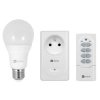 Eura-tech EL Home RCX-80C8 - Zestaw bezprzewodowy: żarówka + gniazdo + pilot - 433MHz