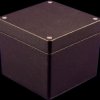 Aluminum die cast enclosure, (L x W x H) 121 x 121 x 102 mm, black (RAL 9005), IP66, 1550Z137BK