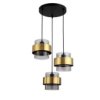 Lampa Wisząca Miele 3 Dymna Lp-866/3P Sm/Gd Light Prestige