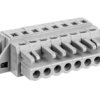 Gniazdo MCS-MIDI Classic 8-biegunowe szare raster 5mm 231-108/031-000 /50szt./