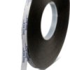 High-efficiency adhesive tape, 12 x 1 mm, double sided, foamed acrylate, black, 25 m, 07074-00009-22