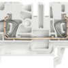 Through terminal block, spring balancer connection, 0.5-4.0 mm², 2 pole, 24 A, 8 kV, white, 1683320000