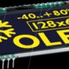 EA OLEDL128-6LGA Graphic OLED, 128x64, 68x51 mm, yellow, without protective glass