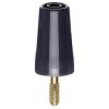 Stäubli 240160-21 A-SLK4 plug-to-plug connector 4 mm black brass adapter