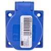 Gniazdo tablicowe 10/16A 2P+Z 230V schuko niebieskie IP44 1050-0bs