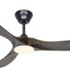 CasaFan ECO GENUINO-L 152 MS-NB Wentylator sufitowy 16.5 W (Ø x W) 1520 mm x 340 mm czarny (matowy) pilot zdalnego stero