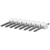 Pin header, 8 pole, pitch 2.54 mm, straight, natural, 3-644456-8