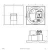 Lampa ścienna do zabudowy LED EVN W240902 W240902 czarny