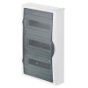 Rozdzielnica natynkowa 36 modułowa 3x12M drzwi transparentne IP40 ECONOMIC BOX RN (N+PE) 2506-01 ELEKTRO-PLAST NASIELSK