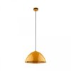 Lampa wisząca FARO w kolorze ochra z kloszem w kształcie kopuły Ø34 10263 TK Lighting