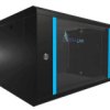 Szafa Rack Montowana Na Ścianie Extralink Lite 6U 530X400 Czarna Z Półką