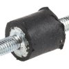 Podstawka antywibracyjna M3 średnica 8mm wysokość całkowita 20mm Cylinder męski-męski