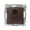 Simon 54 Gniazdo Hdmi Brąz Mat Dghdmi.01/46