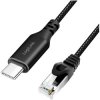 LogiLink CU0415 Adapter cable Black 7.50 m USB-C to RJ45 plug USB 3.2 Gen 1