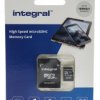 MicroSD, 32 GB MicroSDXC, Integral Memory UHS 1 U1, Klasa 10 -25 °C -25 °C