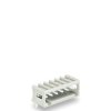 WAGO 733-362 2 Pole 2.5mm 6A MCS Horizontal Male Header Closed Light Grey