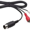 Kabel DIN wt/wt 2xRCA 1,2m
