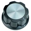 MF-A04 Black Control Knob 6mm Shaft 33mm
