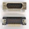 D-Sub 15-way Male 90 degree PCB plug - TruConnect