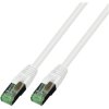 Patch cable, GRS compliant 10Gbits 500MHz, RJ45 plug, straight to RJ45 plug, straight, Cat 6A, S/FTP, TPE, 2 m, white, 1802-2,0M