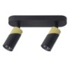 Lampa Sufitowa Neo Black Gold 2Xgu10 Ml0281 Milagro