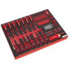 Sealey TBTP04 Tool Tray with Screwdriver Set 72pc