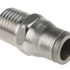 Złączka pneumatyczna NPT 1/4 męskie Wciskane 8 mm Legris Adapter gwintowany prosty NPT 1/4 męskie