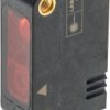 Czujnik laserowy przycisk 32x20x11mm Sn: 10-500 10-30V DC PNP programowalny/konfigurowalny kabel PVC 2m IP67 PT310370